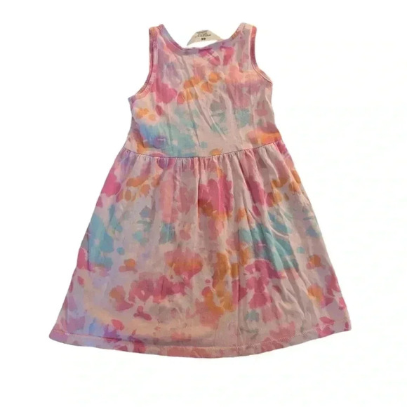 H&M 2 piece Sleeveless Girl's Dress in Cotton Jersey Printed Pattern SZ 3-4T - Picture 5 of 11